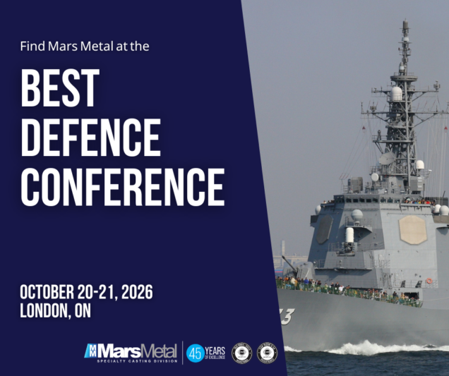 mars metal attends the best defence conference in London, ON, 2026.