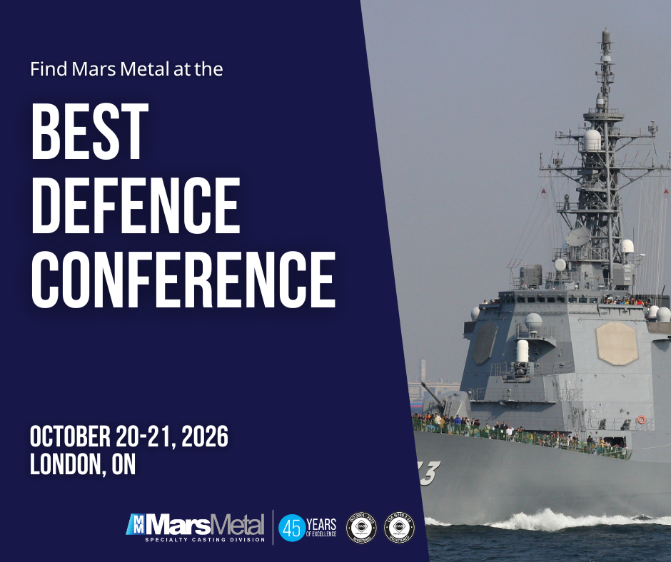 mars metal attends the best defence conference in London, ON, 2026.