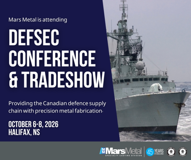 Mars Metal is attending DEFSEC Conference & Tradeshow