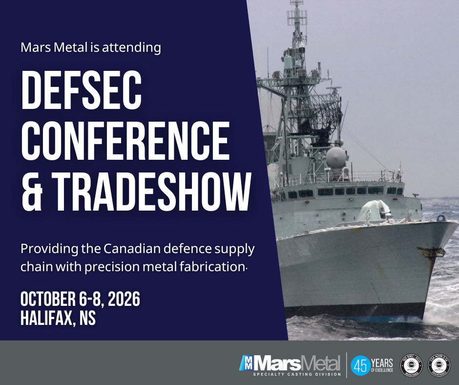 Mars Metal is attending DEFSEC Conference & Tradeshow